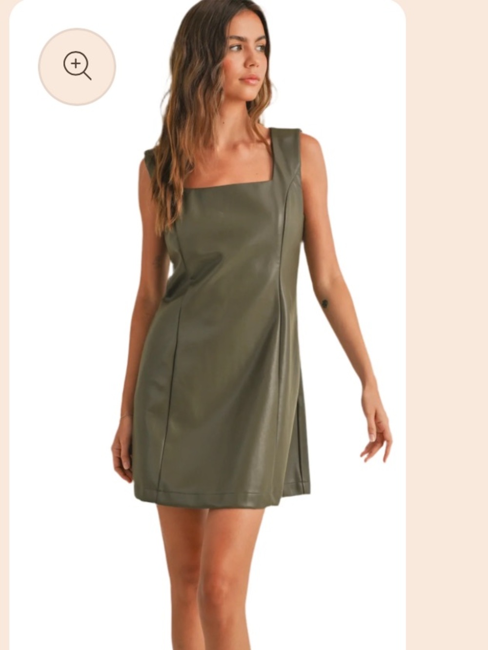 NWT! Miou Muse Square Neck Dress
